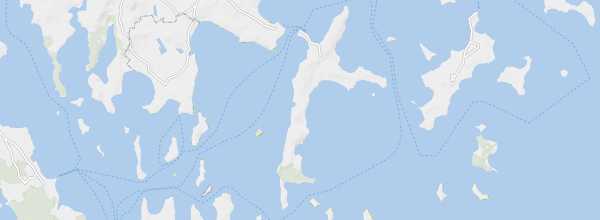Map of Île aux Moines