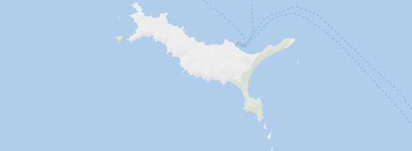 Map of Houat Island