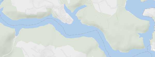 Map of Lake Guerlédan