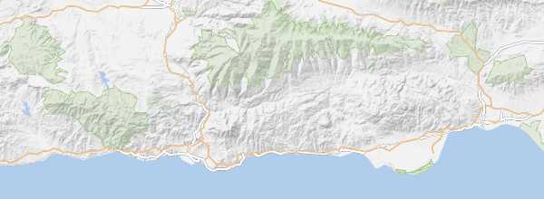 Map of The Alpujarras