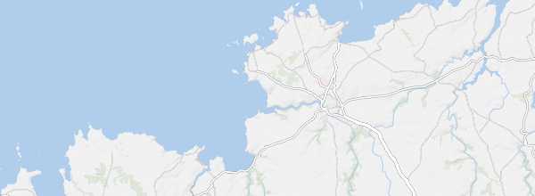 Map of Pink Granite Coast