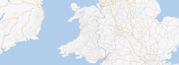 Map of Wales