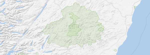 Map of Cairngorms National Park