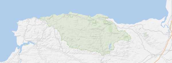 Map of Exmoor National Park