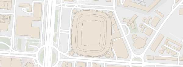 Map of Bernabéu Tour - Real Madrid