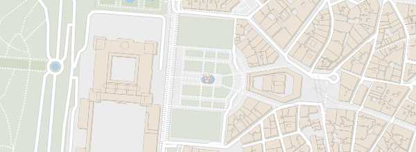 Map of Plaza de Oriente