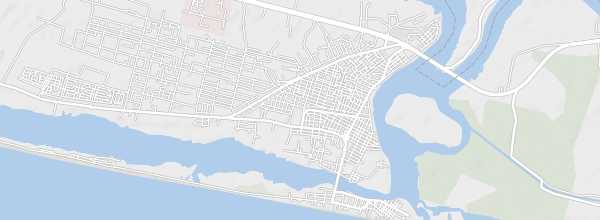 Map of Grand Bassam