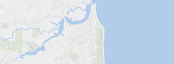Map of Natal (Brazil)