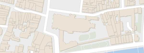 Map of Saint-Corentin Cathedral (Quimper)
