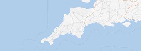 Map of Cornwall