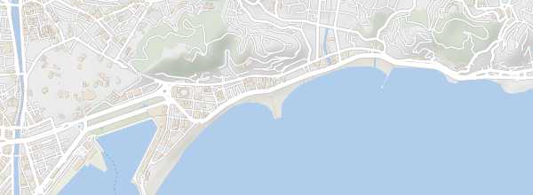 Map of Beaches of Malaga