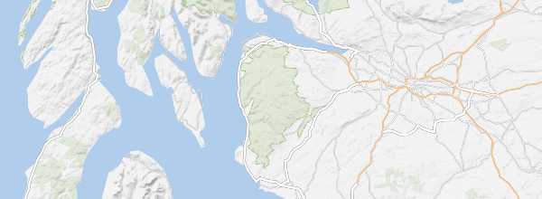 Map of Clyde Muirshiel Regional Park