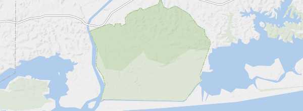 Map of Azagny National Park