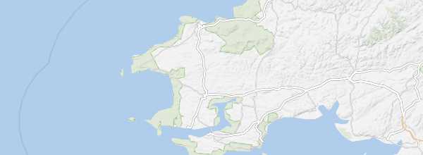 Map of Pembrokeshire Coast National Park