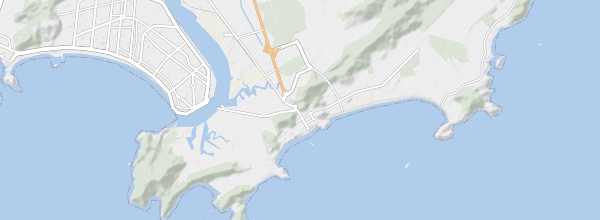 Map of Guarujá