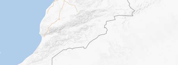 Map of Morocco's Saharan Zone