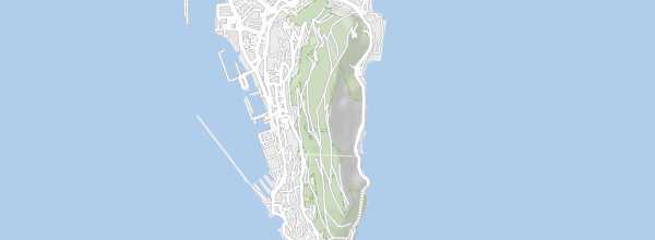 Map of Gibraltar Rock