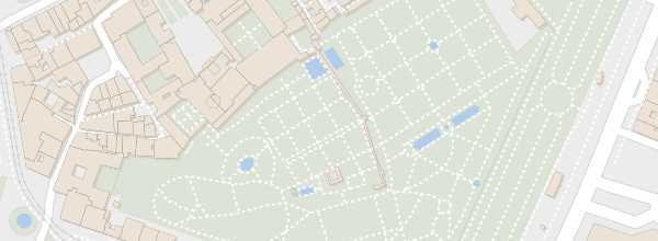 Map of Seville Alcázar