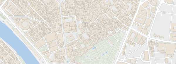 Map of Santa Cruz (Seville)