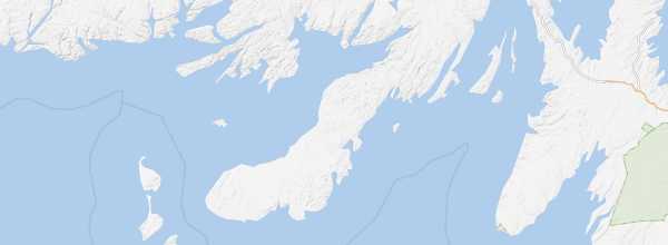Map of Burin Peninsula