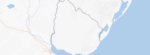 Map of Uruguay