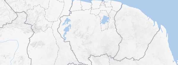 Map of Suriname
