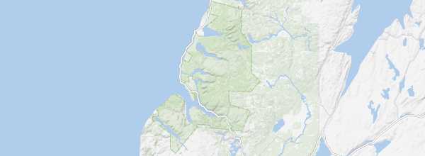 Map of Gros Morne National Park
