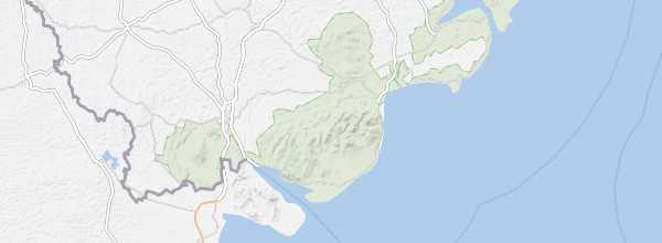 Map of Mourne Mountains