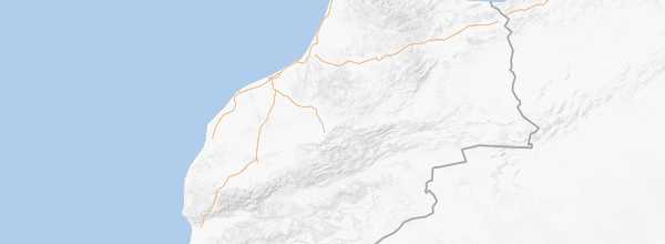 Map of Atlas Mountains
