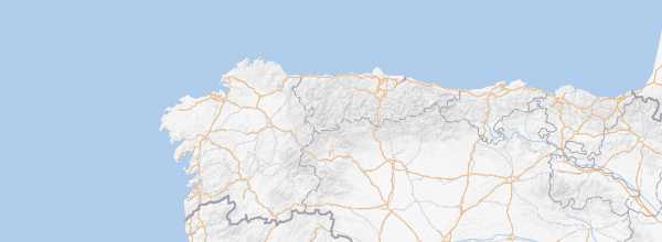 Map of Northwest Spain