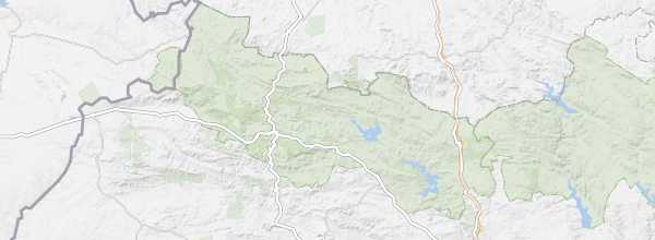 Map of Sierra de Aracena Natural Park