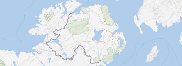 Map of Northern Ireland