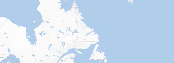 Map of Newfoundland and Labrador