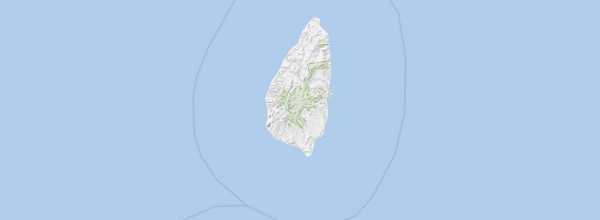 Map of Saint Lucia
