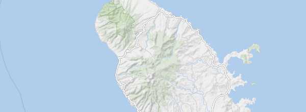 Map of Martinique Regional Nature Park