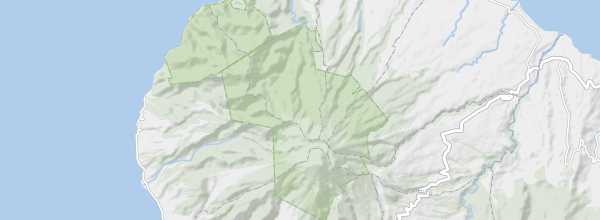 Map of Mount Pelée