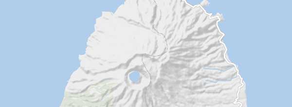 Map of La Soufrière, Saint Vincent