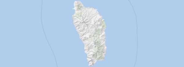 Map of Dominica