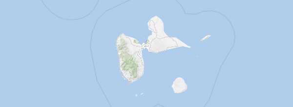 Map of Guadeloupe