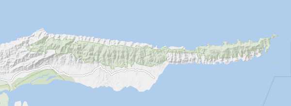 Map of Paria Peninsula
