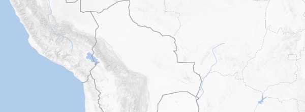 Map of Bolivian Amazon and Eastern Plains