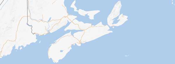 Map of Nova Scotia