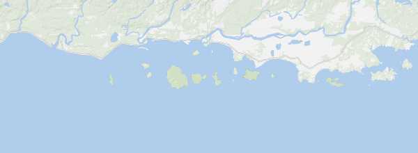 Map of Mingan Archipelago National Park