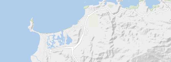Map of Puerto la Cruz