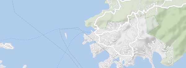 Map of Cruz Bay