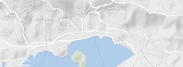 Map of Charlotte Amalie