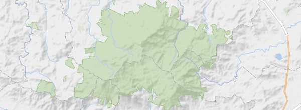 Map of El Yunque Rainforest
