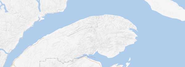 Map of Gaspésie