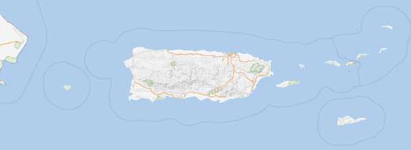 Map of Puerto Rico