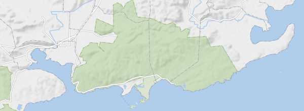 Map of Guanica Forest